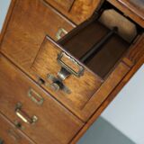French Oak Apothecary Cabinet / Filing Cabinet, 1920/30s