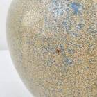 Vintage ceramic stoneware vase 1950 signed gv art deco height 23 cm diameter 22 cm