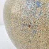 Vintage ceramic stoneware vase 1950 signed gv art deco height 23 cm diameter 22 cm