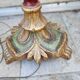 Lampadaire bois doré style florentin