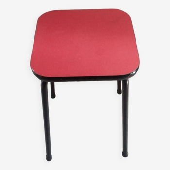 Red formica stool 70'