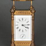 Clock Tiffany & Co New York officer's clock skeleton columns