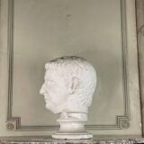 Plaster bust of a Roman emperor
