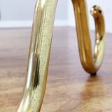 Brass psyched mirror 160x29cm