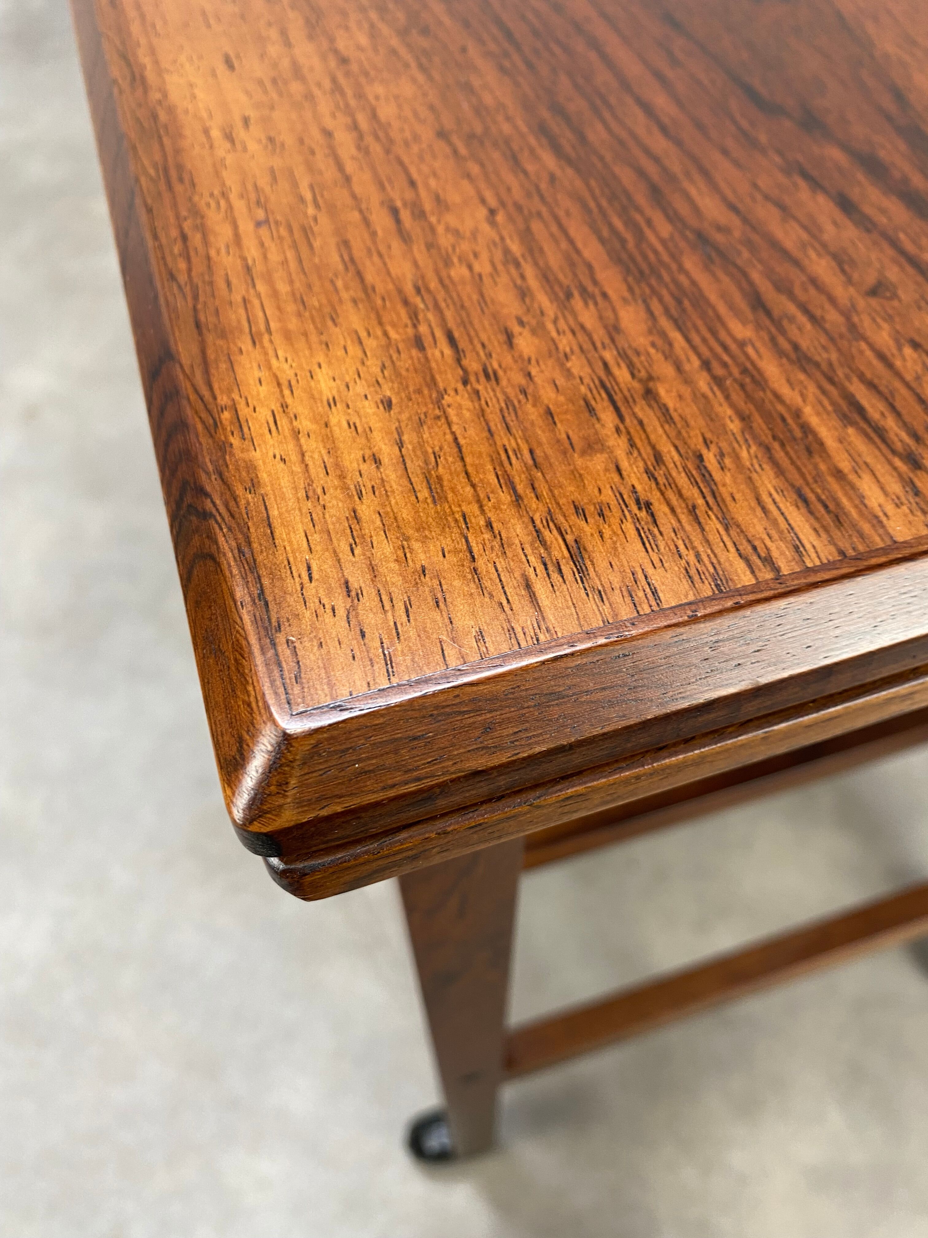 Scandinavian service arrebo mobler rosewood wallet tray