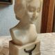 Bust of a woman in alabaster