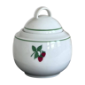 Vintage porcelain sugar bowl Table and Colors raspberry series