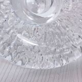Scandinavian glass candlestick 60s/70s