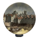 4 decorative porcelain plates from Paris “Paris through the ages”