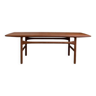 Table basse danoise en teck par Andreas Hansen pour arrebo mobler, années 1960