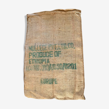 Ethiopia coffee jute bag