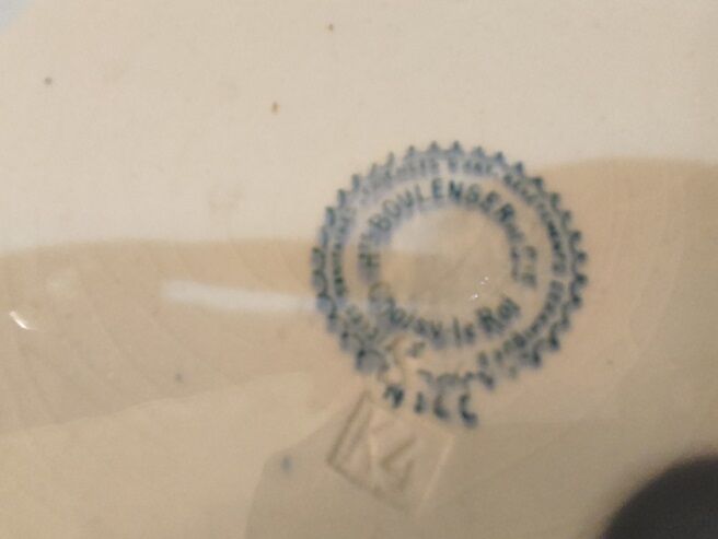 Porcelain dessert plate Boulanser Choisy K4