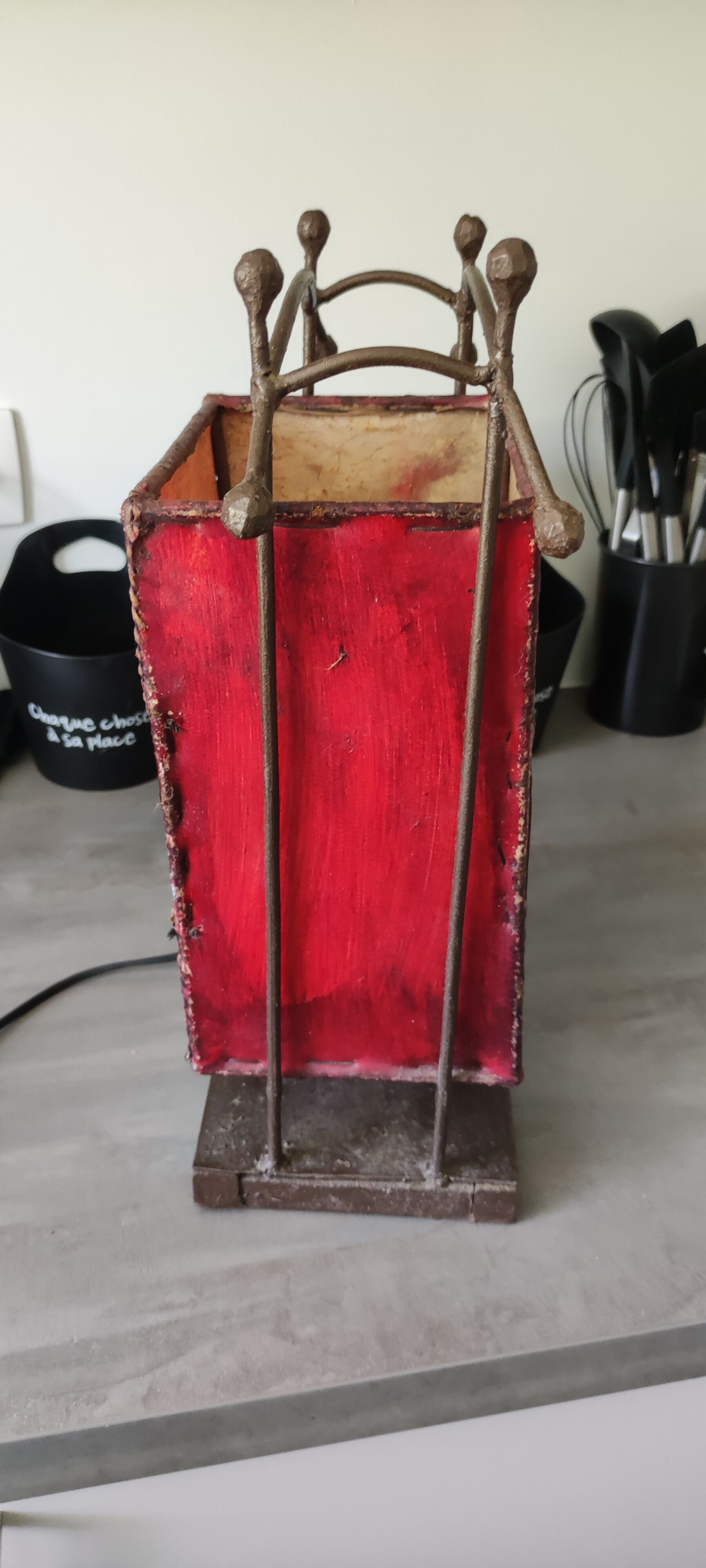 Brutalist lamp