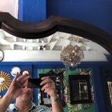 Beveled mirror 30s 300x85cm