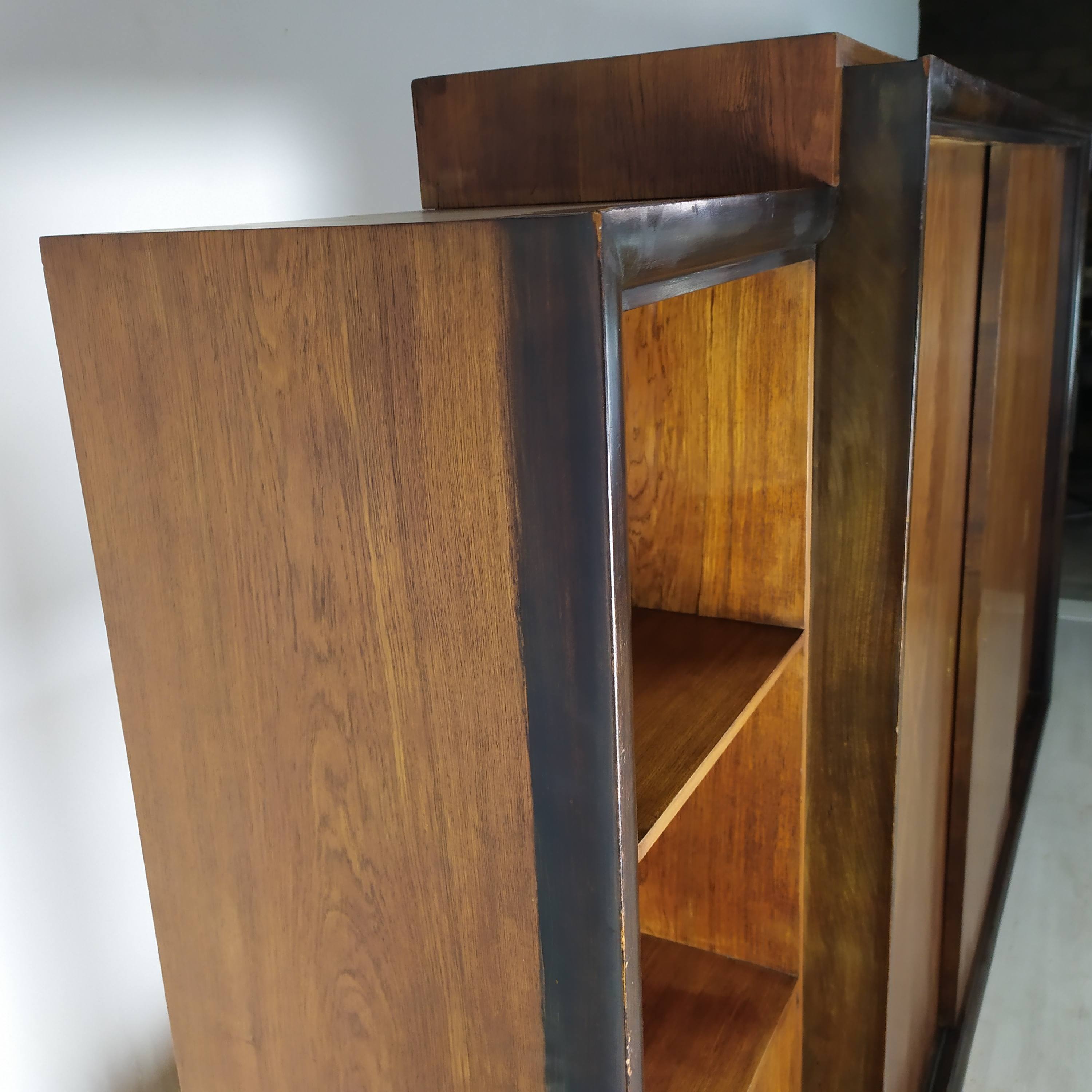 Art Deco library cabinet