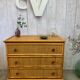 Commode en rotin vintage
