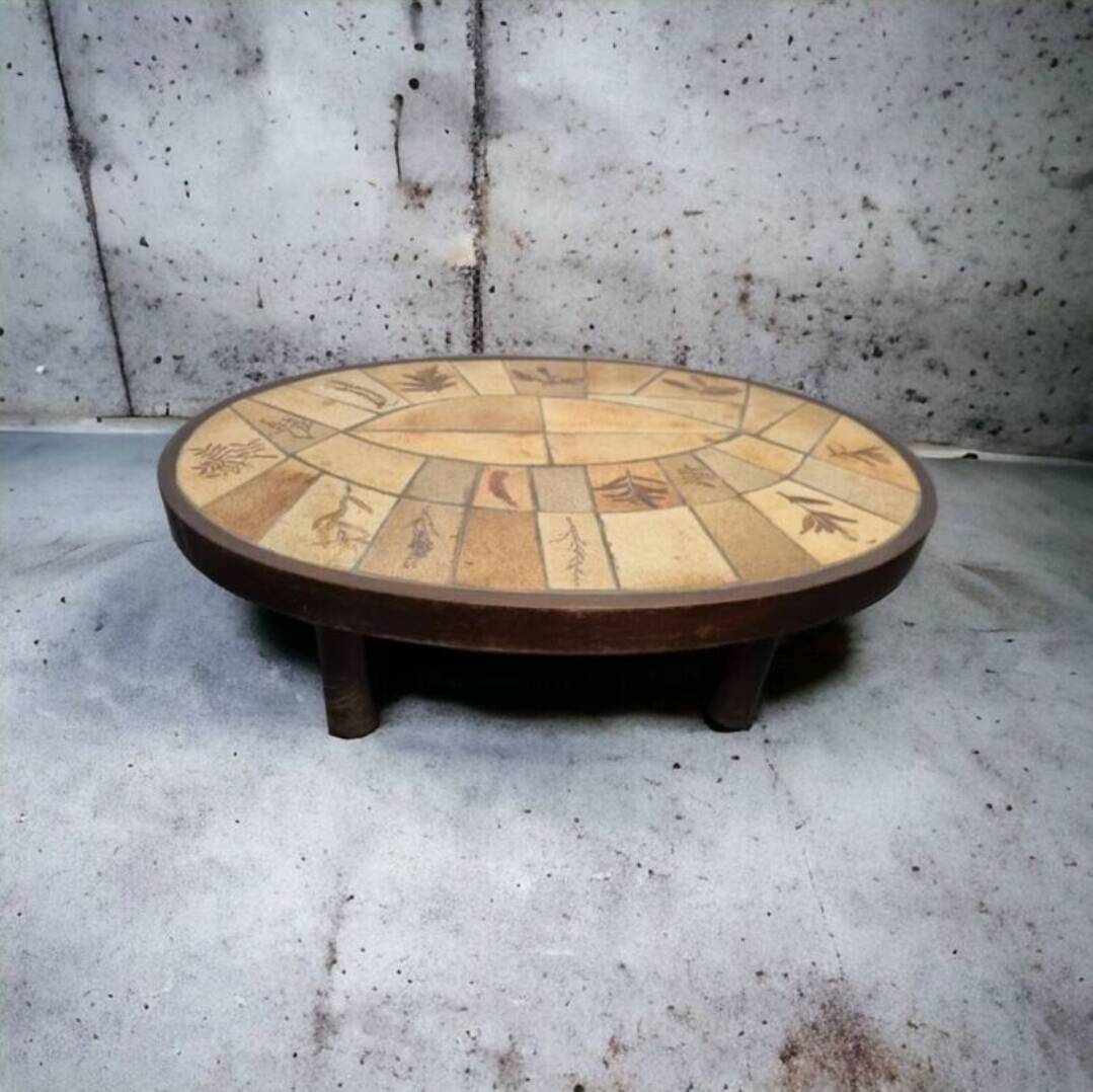 Vallauris ceramic coffee table