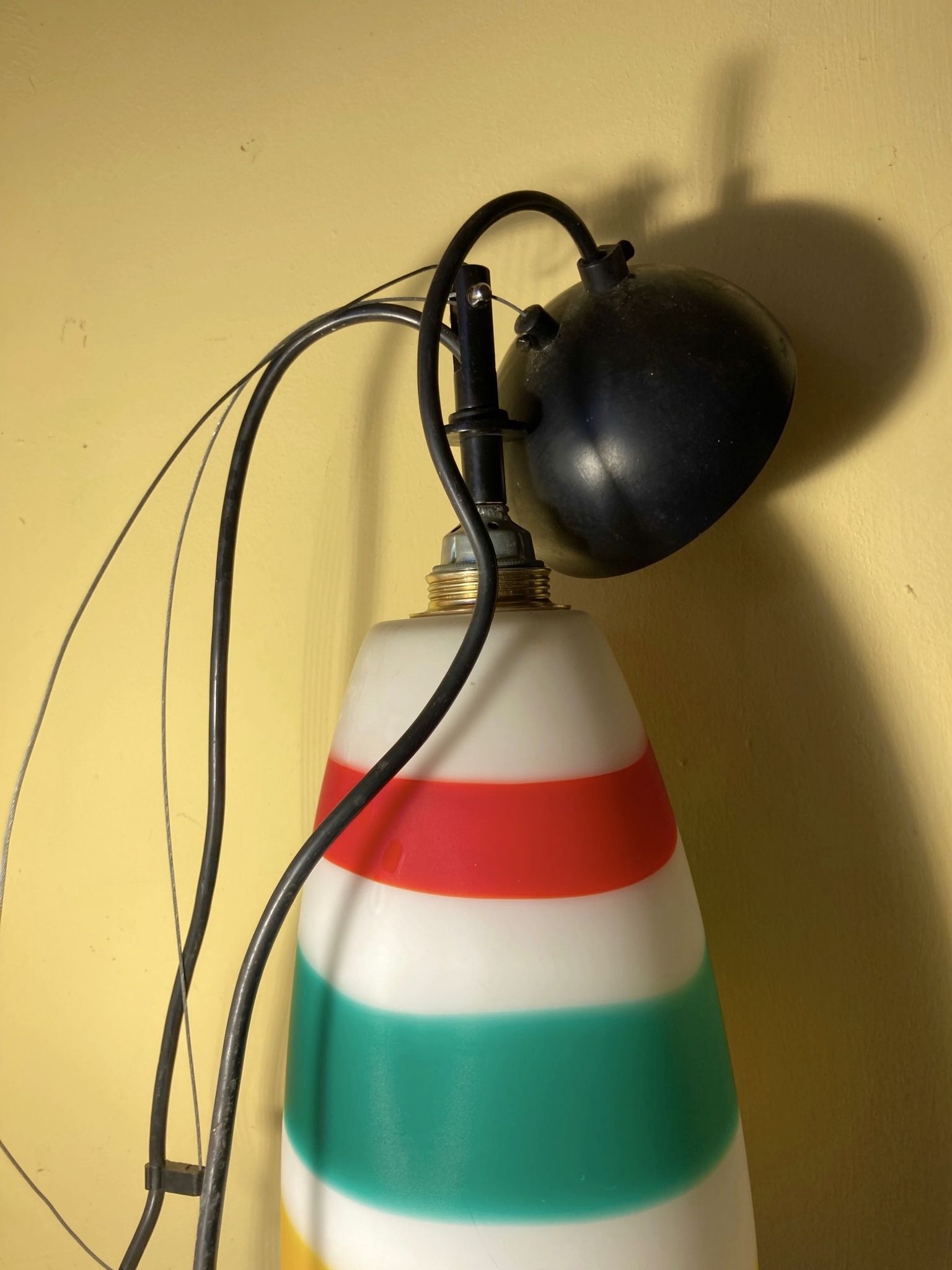 Sigaro suspension lamp by Massimo Vignelli for Venini, Italy, 1950s