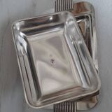 Beurrier métal argenté
