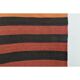 1970s Vintage Turkish Handmade Wool Cotton Red Orange Kilim Rug 93x323