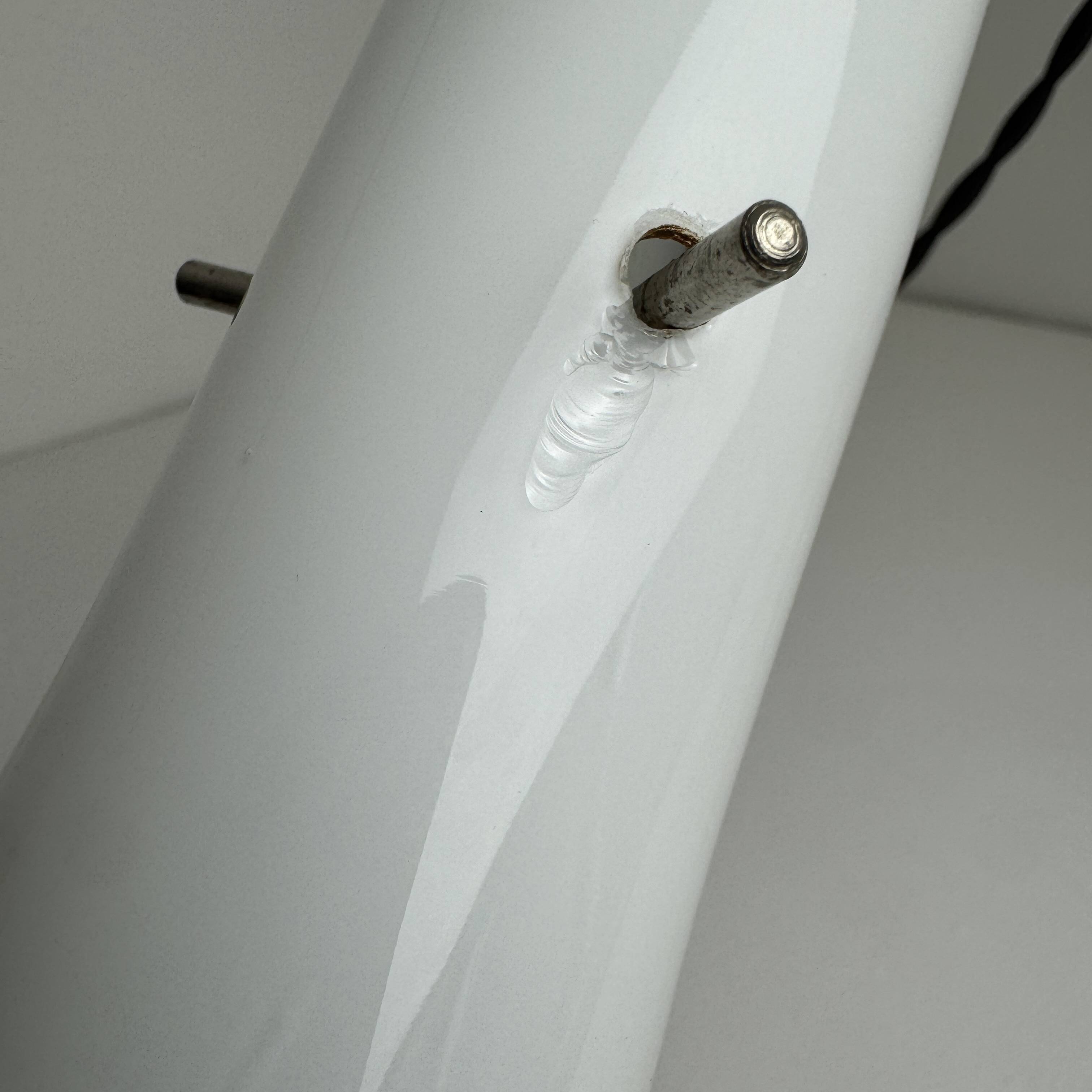 Vintage 1970 opaline suspension light