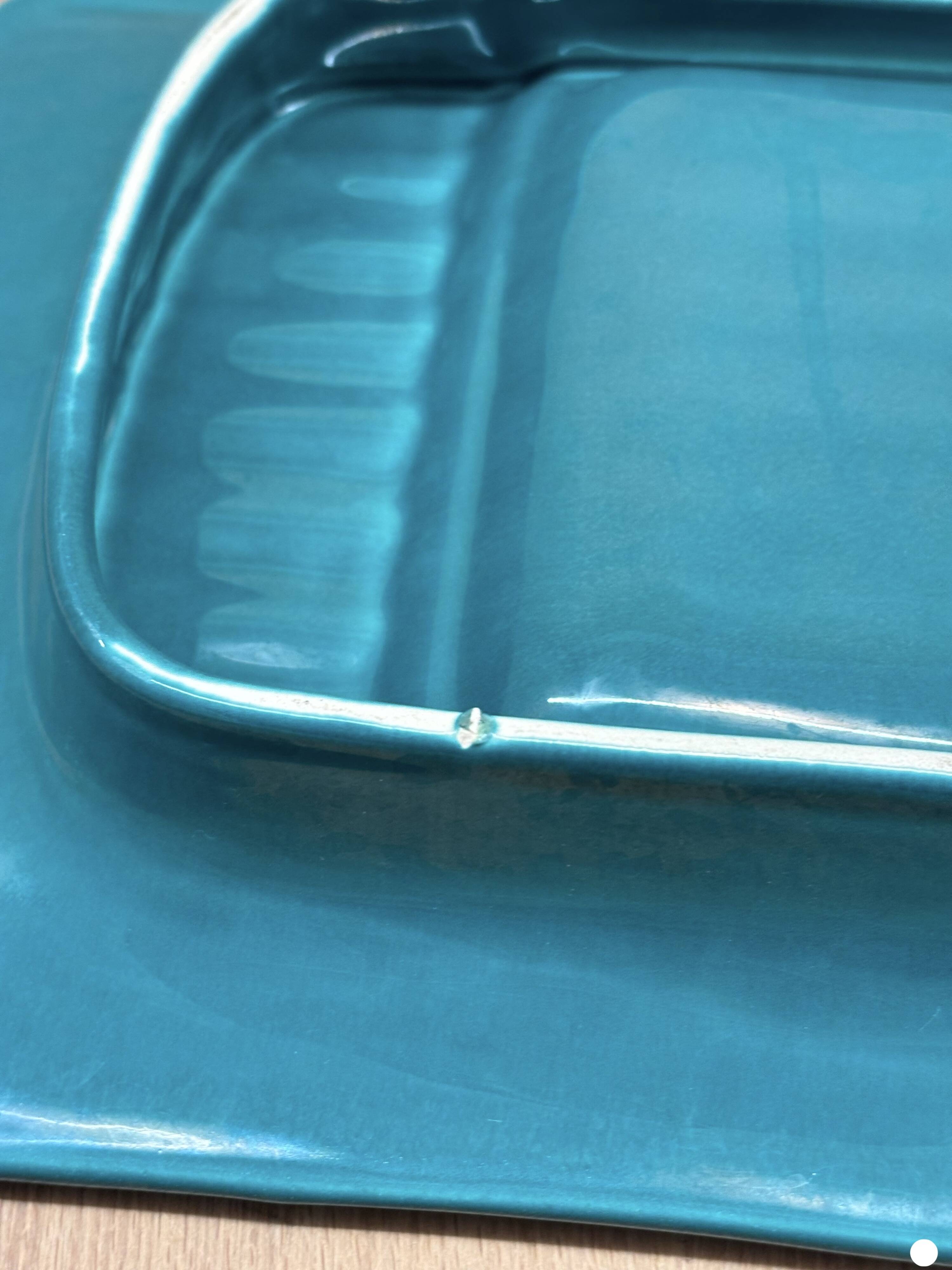 Slush asparagus dish with drainer