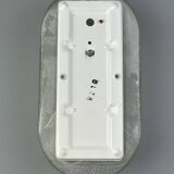 Lampe murale peill & putzler allemagne verre & métal space age design