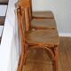 Set of 3 Baumann chairs No. 27 dark beech
