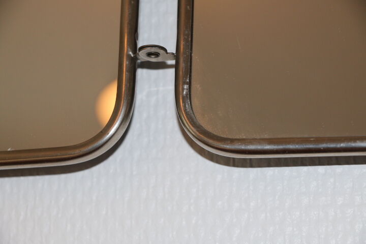 Miroir barbier triptyque 58 x 24 cm