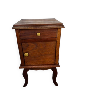 Chevet vintage en bois - pieds