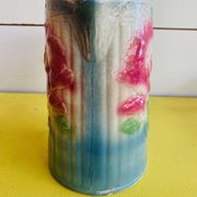 Old slip pitcher Made in France Sweet pea