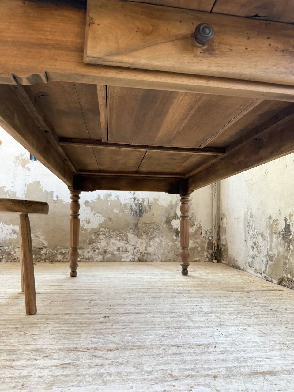 Walnut bistro farmhouse table 180cm
