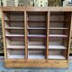 Triple filing cabinet with notary curtains in tinted beech
