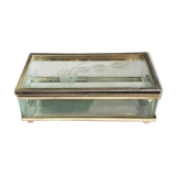 Glass jewelry box
