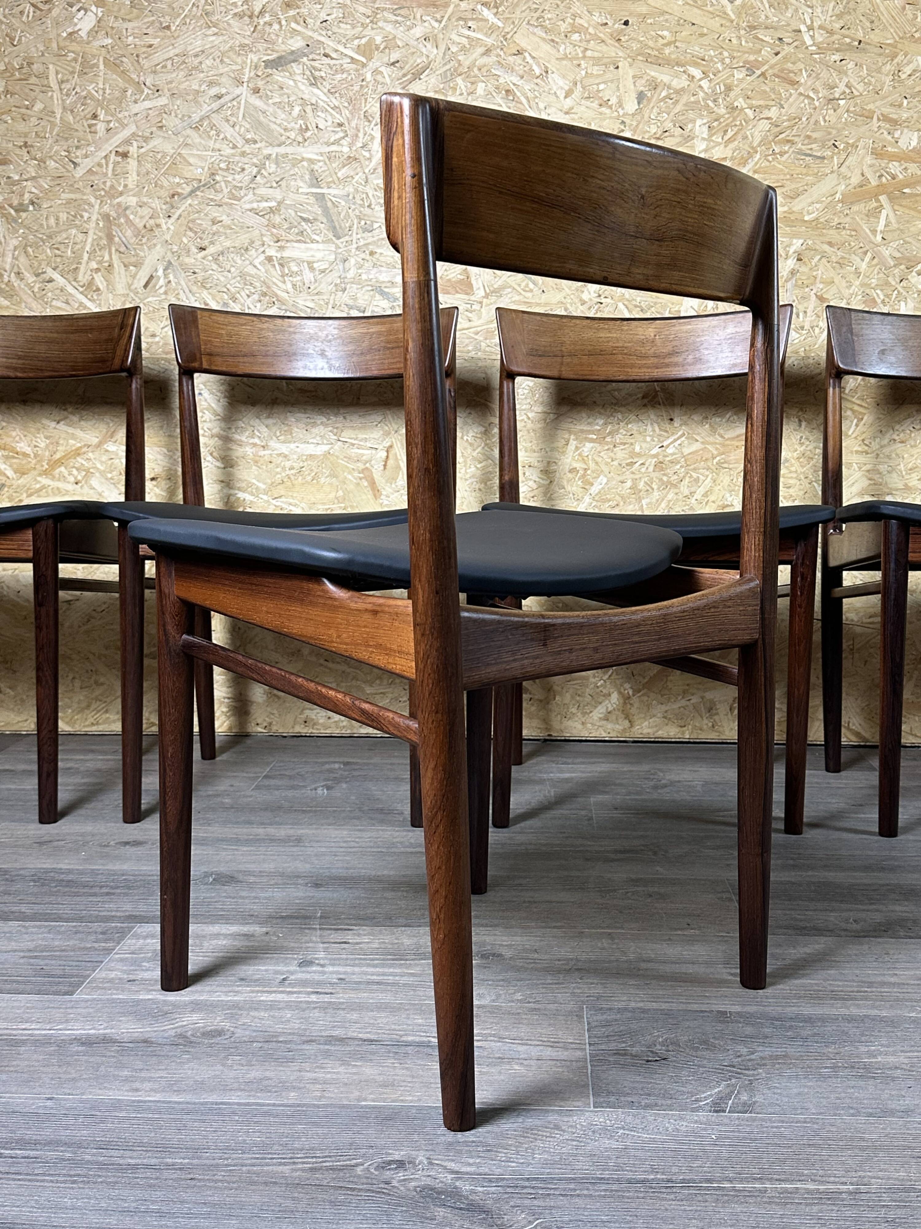 Set of 6 Henry Rosengren Hansen Model 39 Dining Chairs Rosewood