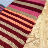Plaid patchwork en laine
