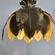 Svend Aage Holm Sørensen hanging lamp copper leaves brutalist