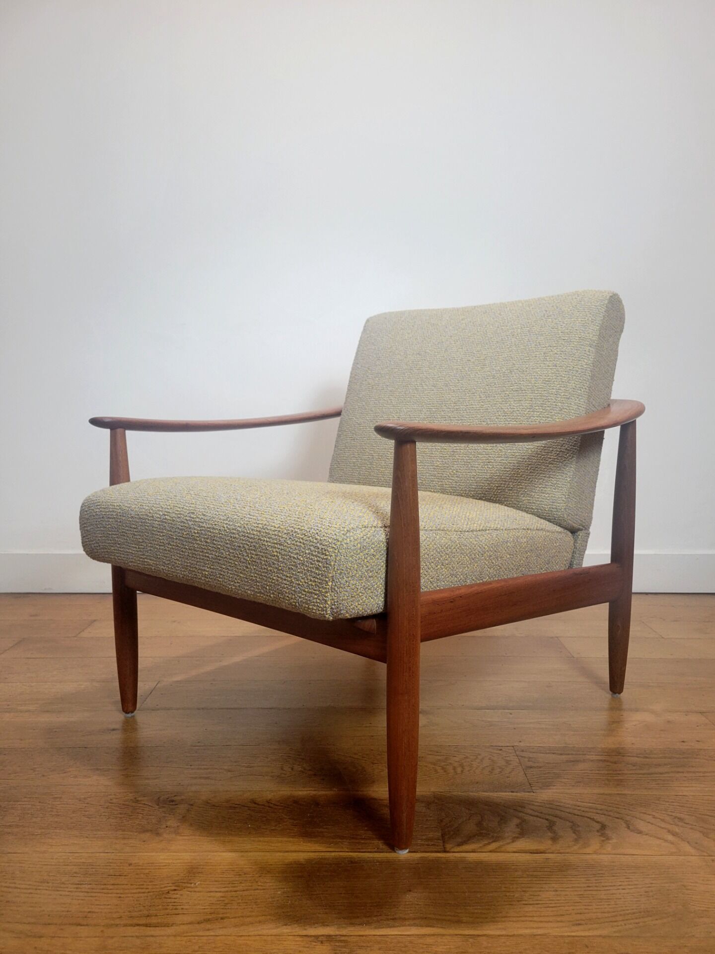 Vintage lounge chair in teak by Carl Straub, 1960