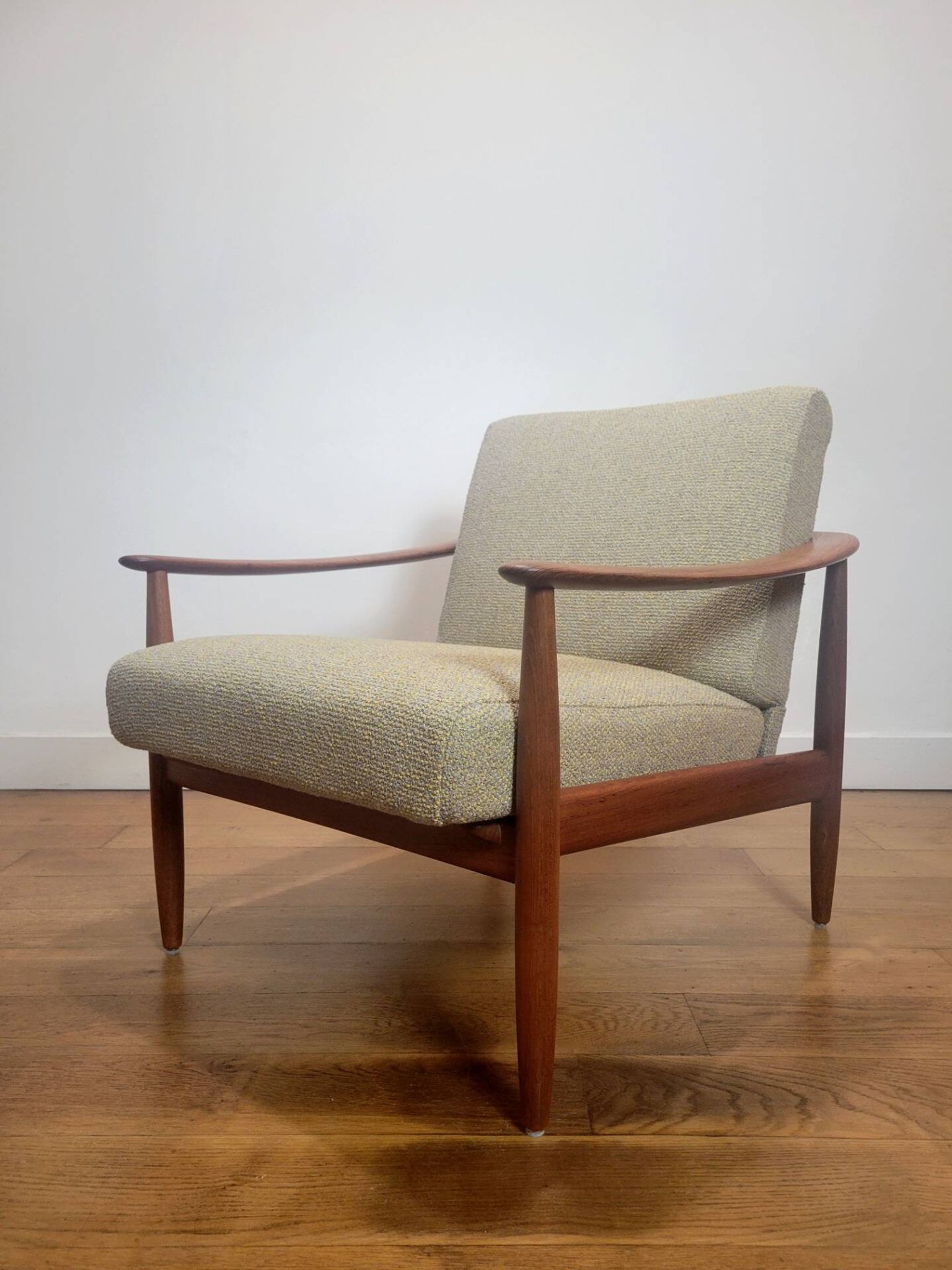 Vintage lounge chair in teak by Carl Straub, 1960