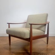 Vintage lounge chair in teak by Carl Straub, 1960
