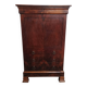 Louis Philippe secretary in oak and walnut burl.