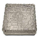 Modernist square holophane ceiling light