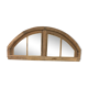 Miroir imposte ancien en chêne brut 134x61cm
