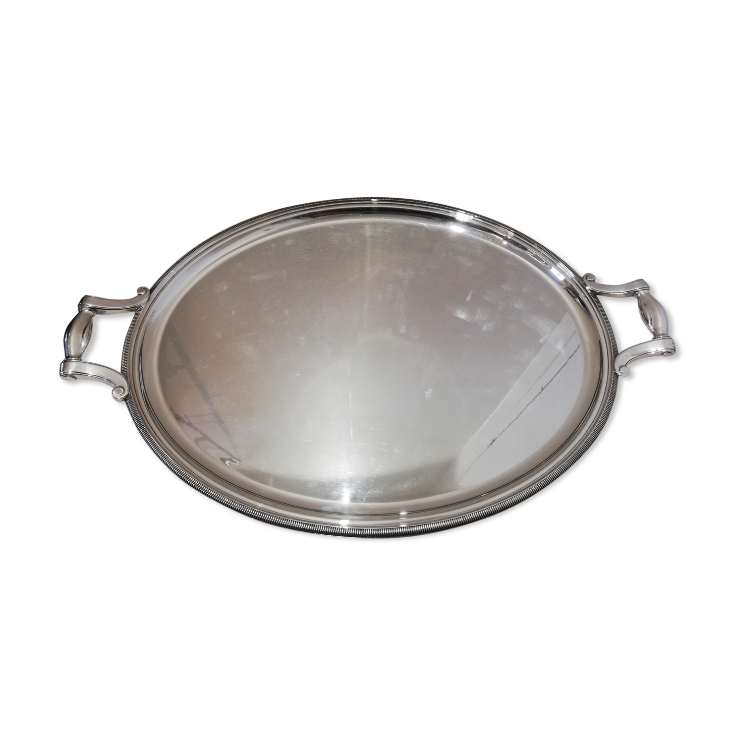 Gallia Silver Metal Christofle Plateau