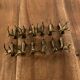 Ethnic bronze knife holders