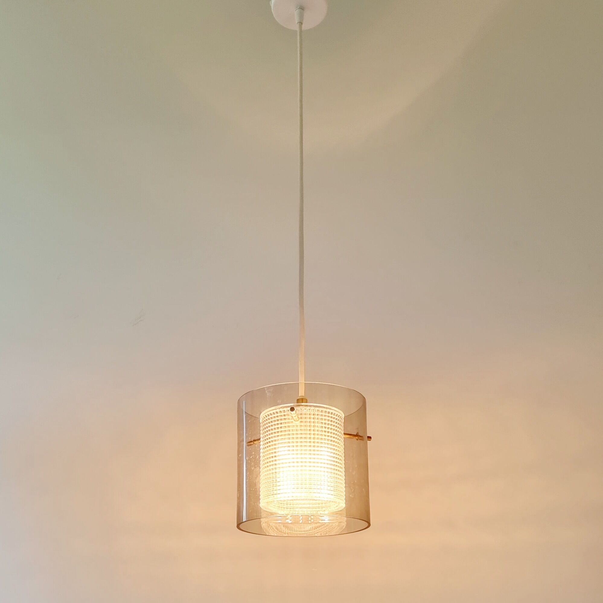 Mid-Century Scandinavian Glass Ceiling Light by Carl Fagerlund for Orrefors, 1960s