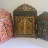 3 wooden ethnic frame mirrors