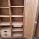3-door walnut wardrobe