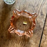 Vintage Luminarc ashtray in pink glass