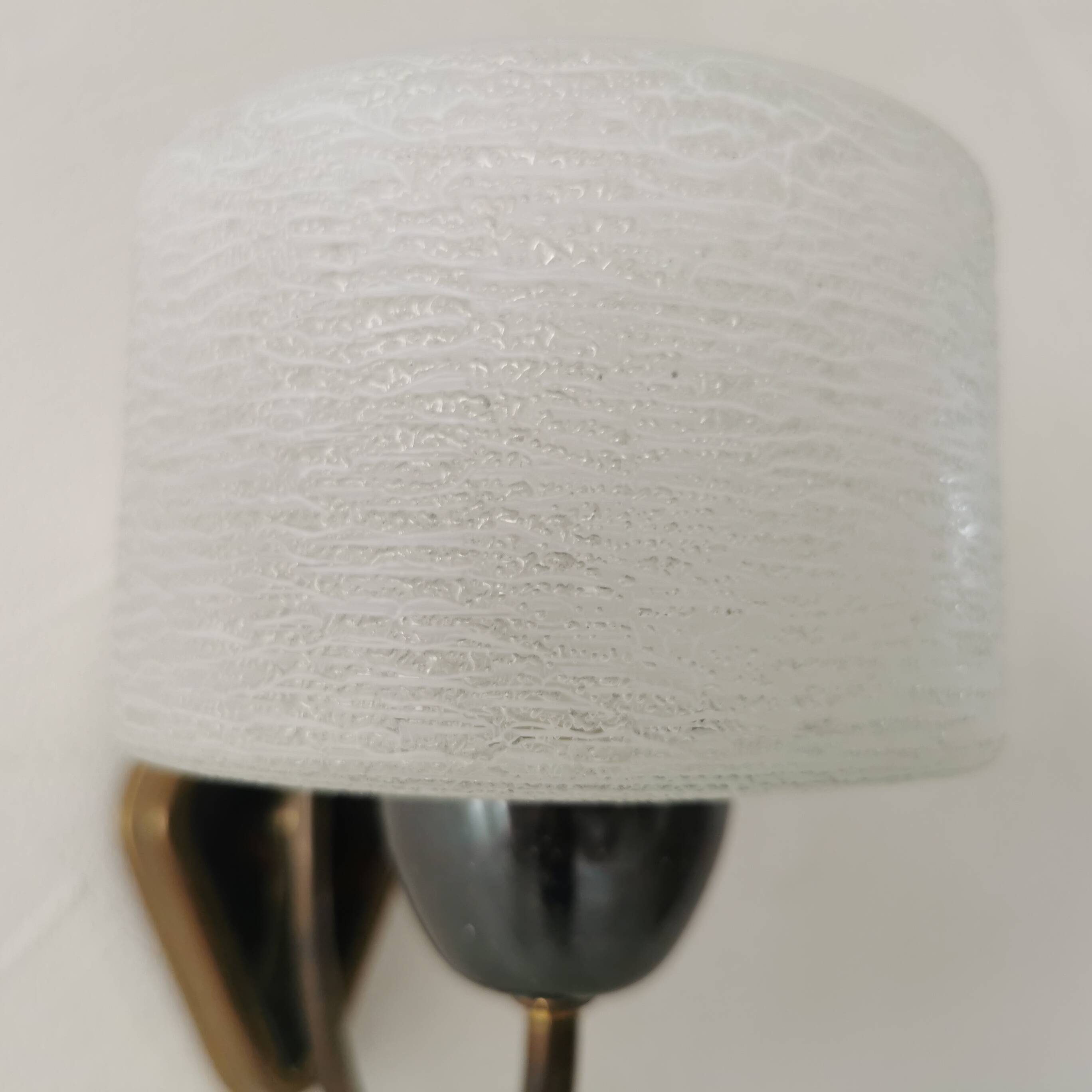 Gold metal wall lamp